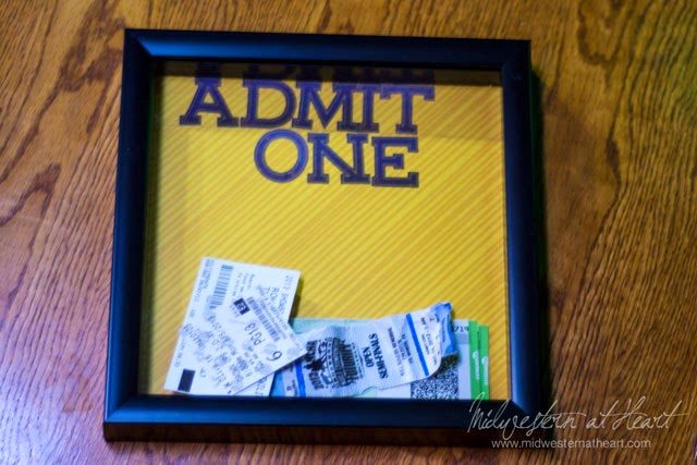 Admit One: What to do with Ticket Stubs